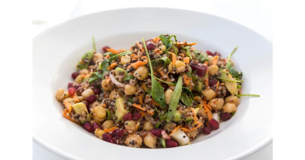 quinoa chickpea salad