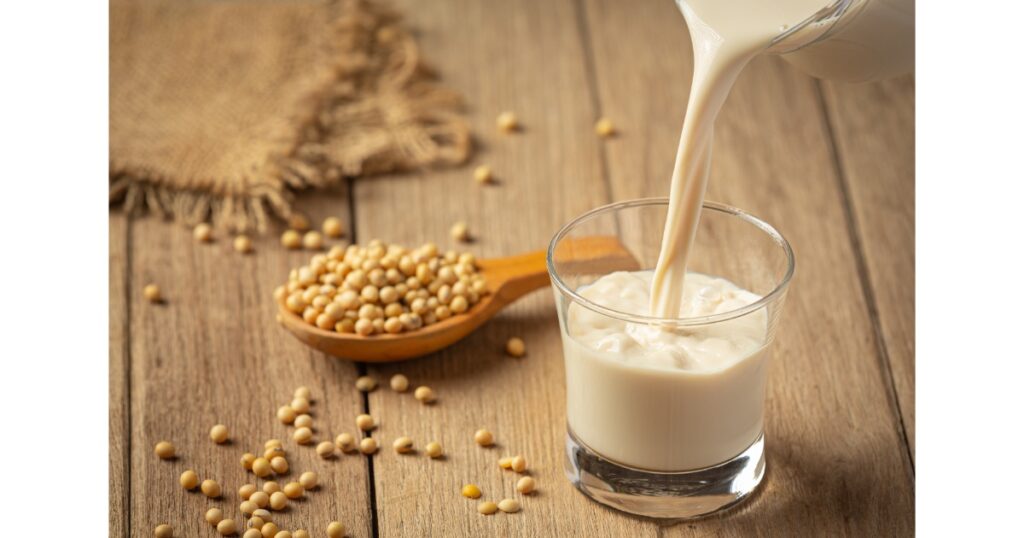 soy milk soy food beverage products food nutrition concept